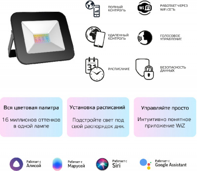 Прожектор уличный Smart Home 3560132