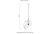 Светильник подвесной Crystal Lux KRUS SP1 BLACK