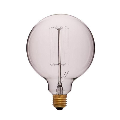 Лампа накаливания E27 60W шар прозрачный 052-313a