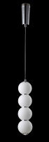 Светильник подвесной Crystal Lux DESI SP4 CHROME/WHITE