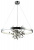 Люстра Crystal Lux GARDEN SPLED+4 D800 CHROME