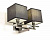 Бра Lumina Deco Flianelo LDW 1248-2 BK
