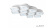 Потолочная люстра Flying FS-012-X10 240W WH