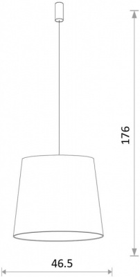 Подвесной светильник Cone M 8443
