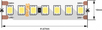 Светодиодная лента  SWG2P168-24-17.3-W-20