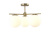 Люстра Crystal Lux FELIZ SP-PL3 BRONZE/WHITE