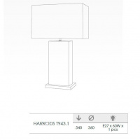 Интерьерная настольная лампа Harrods HARRODS T943.1