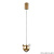 Светильник подвесной Crystal Lux AMIGO SP LED GOLD