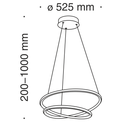 Подвесной светильник Maytoni MOD100PL-L47W