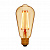 Лампа светодиодная E27 4W колба золотая 056-816