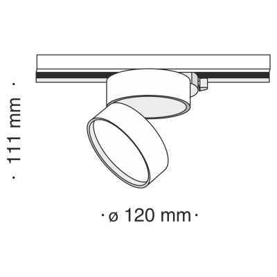 Трековый светильник Maytoni TR007-1-18W3K-W4K