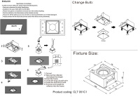 Светильник встраиваемый Crystal Lux CLT 051C1 WH-GO