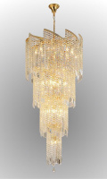 Люстра каскадная Crystal Lux GRANDE SP25 D800 GOLD