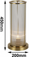 Интерьерная настольная лампа Wonderland 2907-1T